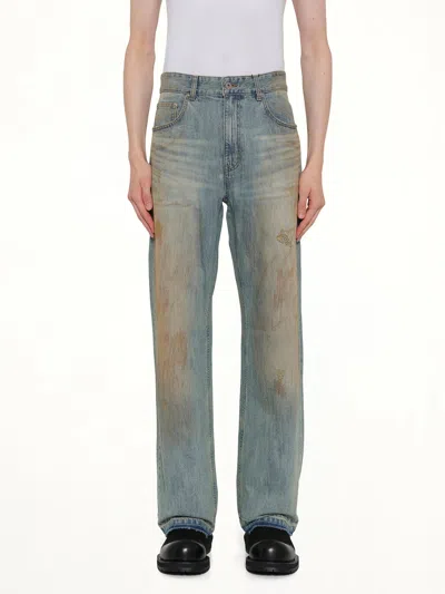 We11 Done Regular-fit Denim Pants In Blue
