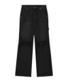 We11 Done Ripped Jeans In Black
