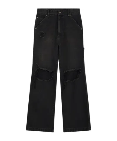 We11 Done Ripped Jeans In Black