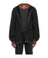 We11 Done Rivet Hooded Hooded Hoodie In Black