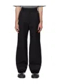 We11 Done Roll-up Four Bags Of Casual Pants In Black