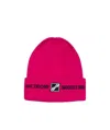 We11 Done Round Knitted Hat In Pink