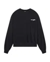 We11 Done Round Neck Hoodie In Black