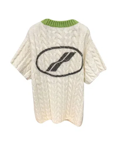 We11 Done Round-neck Short-sleeved Pullover In Gray
