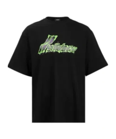 We11 Done Round-neck Short-sleeved T-shirt In Black