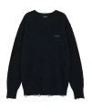We11 Done Round Neck Sweater In Black