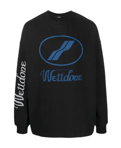 We11 Done Round-neck Sweater In Black