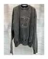 We11 Done Round-necked Sweater In Black