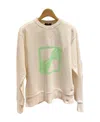 We11 Done Round-necked Sweater In Nude