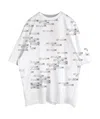 We11 Done Round-necked T-shirt In White