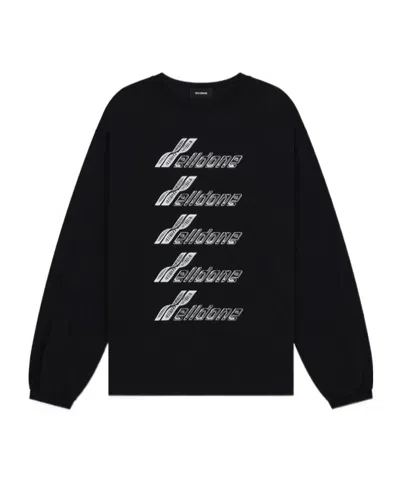 We11 Done Se11done Multi-logo T-shirt In Black