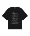 We11 Done Logo-print Oversized T-shirt In Black
