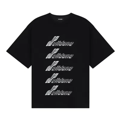 We11 Done Se11done Multi-logo T-shirt In Black