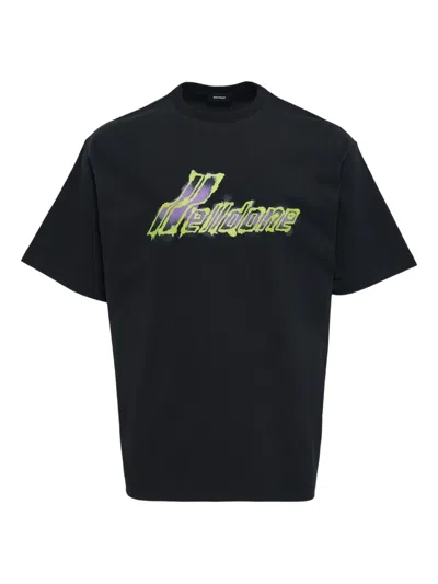 We11 Done Se11done T-shirt In Blue