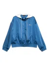 We11 Done Selldone Hooded Jacket In Blue