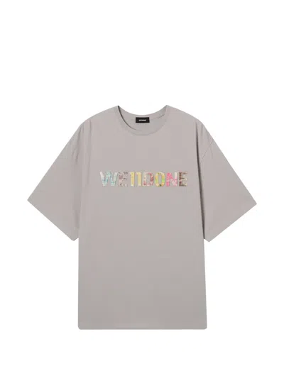 We11 Done Short-sleeve T-shirt In Gray