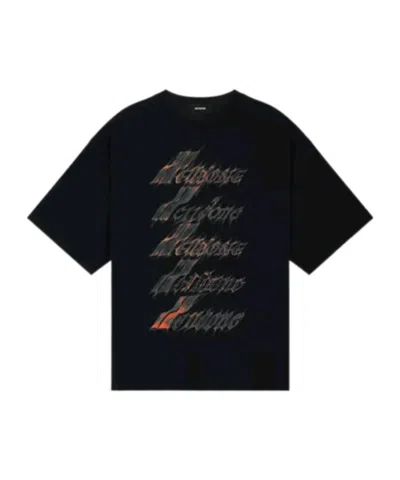 We11 Done Short-sleeved T-shirt In Black