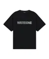 We11 Done We11done Patchwork T-shirt In Black