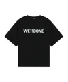 We11 Done We11done Patchwork T-shirt In Black