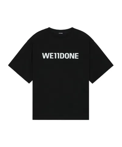 WE11 DONE LOGO-PRINT T-SHIRT