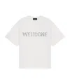 We11 Done Short-sleeved T-shirt In White