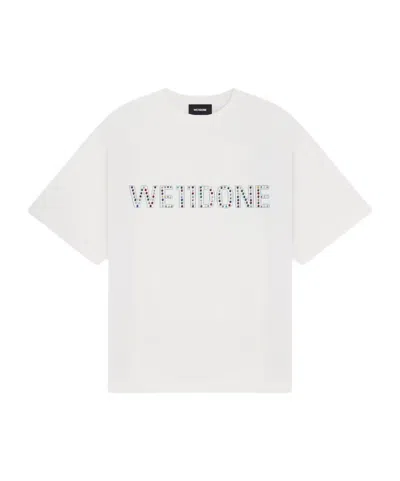 We11 Done Short-sleeved T-shirt In White