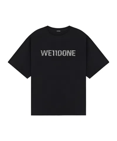 We11 Done Short-sleeved T-shirt In Black