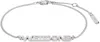 We11 Done Silver Lettering Bracelet In Silver