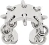 We11 Done Silver Pierced Wide Band Ring In Silver