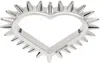 We11 Done Silver Small Spike Heart Ring In Silver