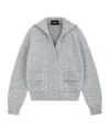 We11 Done Single-breasted Long-sleeved Sweater In Gray