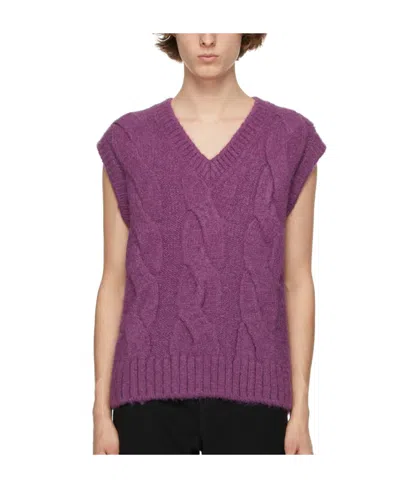 We11 Done Sleeveless Pullover In Purple