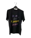 We11 Done Slogan-print Cotton T-shirt In Black