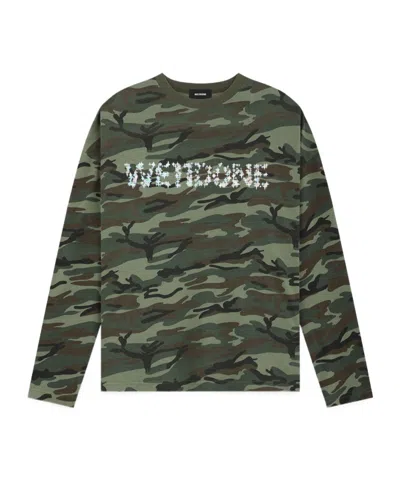 WE11 DONE SPARKLE LOGO T-SHIRT