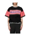 We11 Done Spliced T-shirt In Black