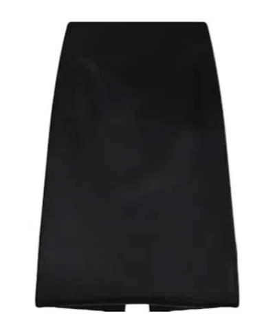 We11 Done Split Skirt In Black