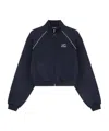 We11 Done Blue Navy Polyester Blend Sweatshirt In Navy Blue