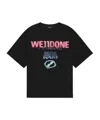 We11 Done Spray 1506 T-shirt In Black