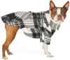 We11 Done Ssense Exclusive Grey Wool Check Anorak Shirt In Grey