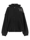 We11 Done We11done Embellished Zipped Hoodie