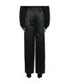We11 Done Straight-leg Cut Trousers In Black