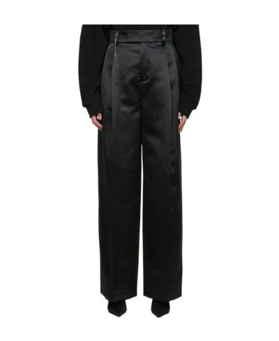 We11 Done Straight-leg Cut Trousers In Black