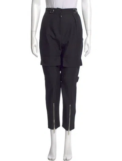 Pre-owned We11 Done Straight Leg Pants In Black