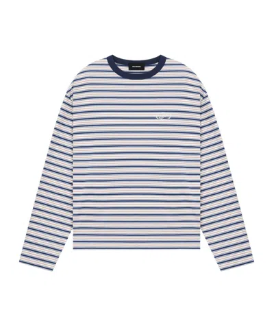 WE11 DONE STRIPED LONG-SLEEVED T-SHIRT