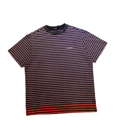 We11 Done Striped T-shirt In Purple
