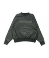 We11 Done Stud-embellished Long-sleeve Sweatshirt In Black