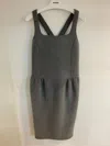 We11 Done Suspender Dress In Black