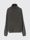 We11 Done Black Standard Logo Turtleneck In Brown