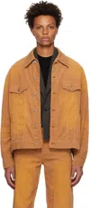 We11 Done Tan Oversized Jacket In Camel