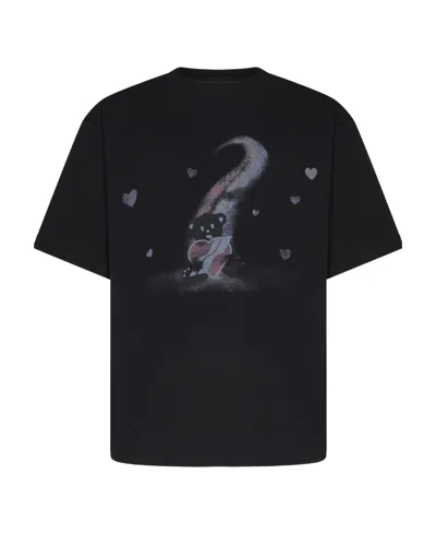 We11 Done Teddy Bear Graphic-print T-shirt In Black